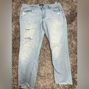 Light wash jeans